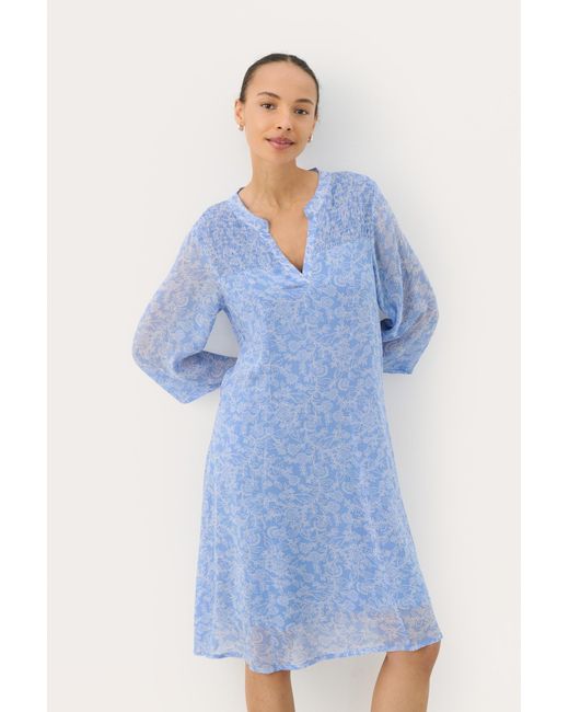 Part Two Blue Kleid Elka