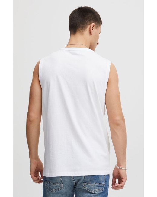 Solid Tanktop 'sdpedros' in White für Herren