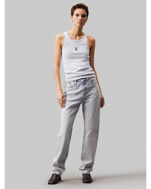 Calvin Klein Gray Top