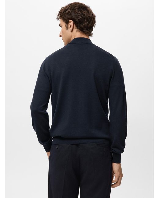 Mango Pullover Willym in Blue für Herren