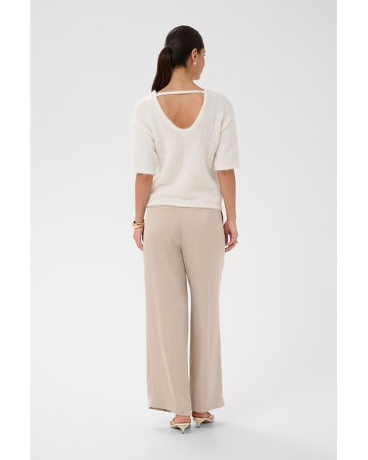 Kaffe White Pullover Kaemilie