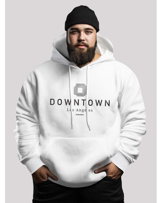 F4NT4STIC Sweatshirt Downtown La in White für Herren