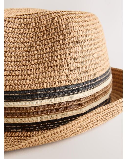 Next Hut Fedora in Natural für Herren