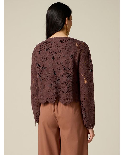 Oltre Red Pullover