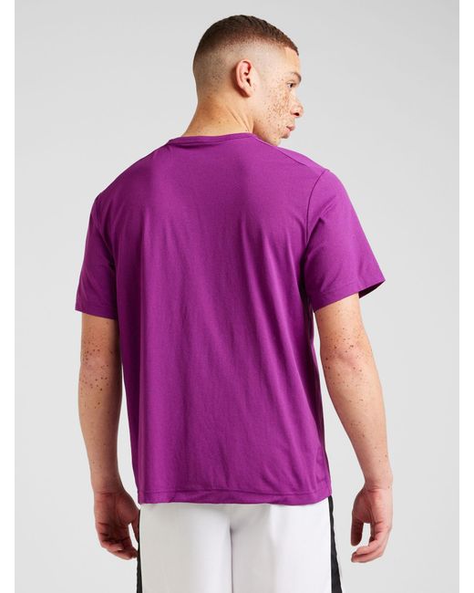 Nike Sportshirt 'track club' in Purple für Herren