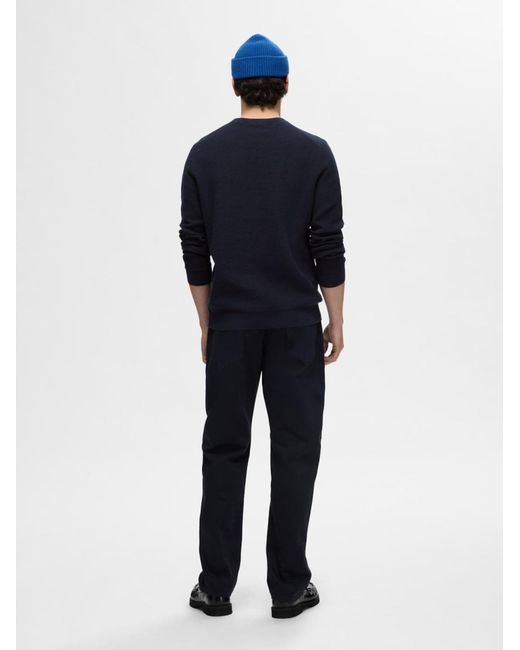 SELECTED Pullover Slhross in Blue für Herren