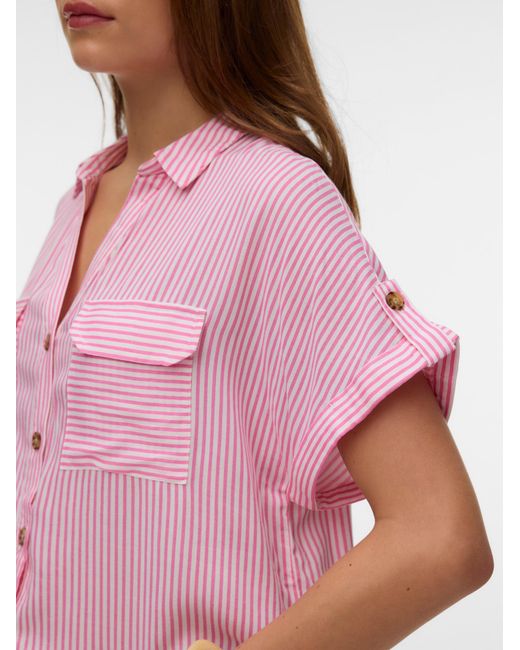 Vero Moda Pink Bluse Vmbumpy