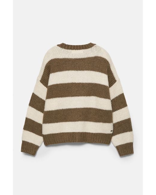 Pull&Bear Natural Pullover Pacific