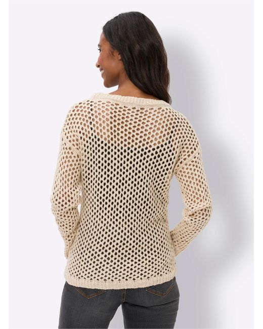 heine White Pullover