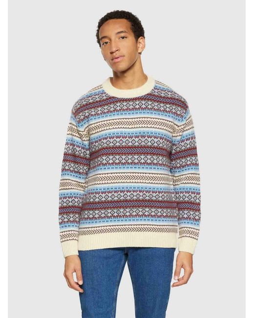 Knowledge Cotton Pullover Vagn in Gray für Herren