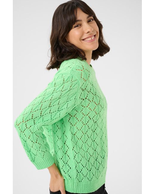 Kaffe Green Pullover Nika