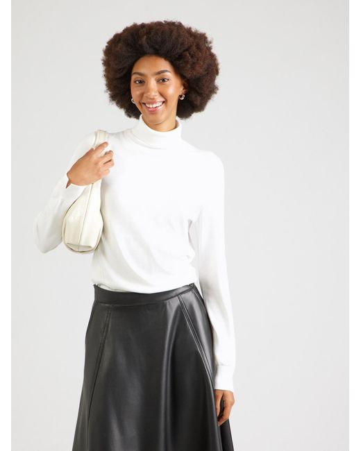 Comma, White Pullover