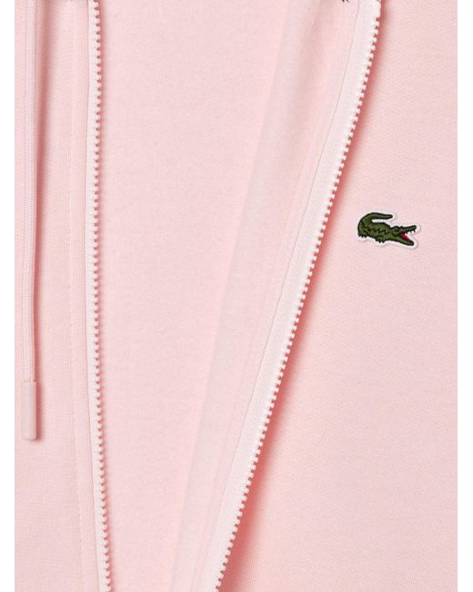 Lacoste Sweatjacke in Pink für Herren