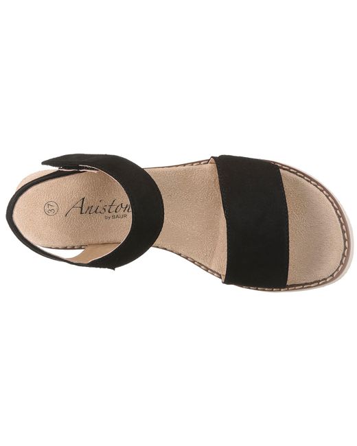 Aniston Black Sandale