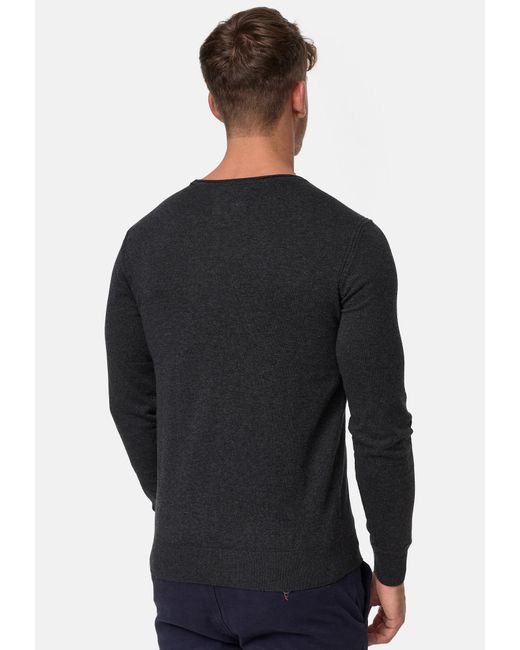 INDICODE Pullover Gamal in Black für Herren