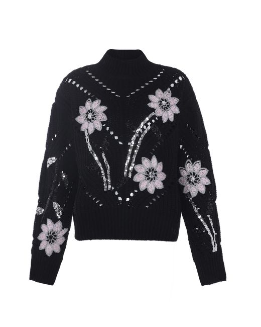 faina Black Pullover
