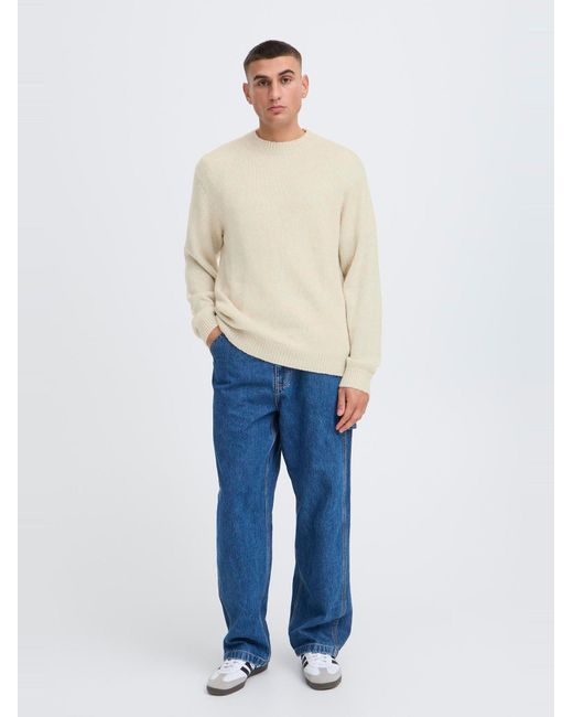 Solid Strickpullover Sdhamdani in White für Herren
