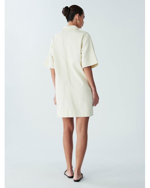 ST MRLO White Blusenkleid Lee Denim Shirt Dress