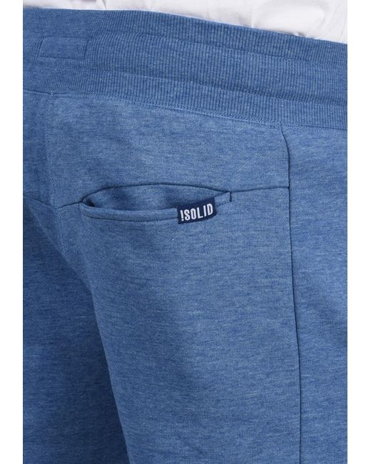Solid Sweatshorts 'benjamin' in Blue für Herren