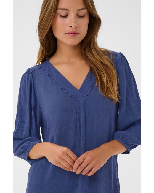Kaffe Blue Bluse