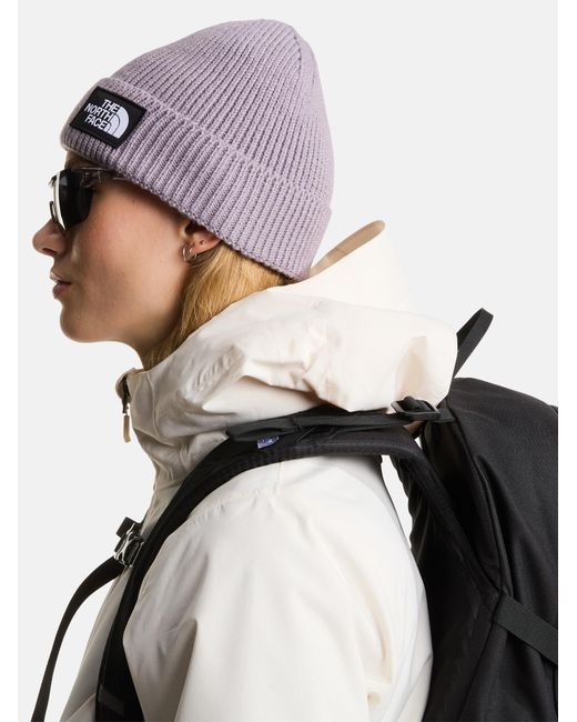 The North Face Purple Beanie