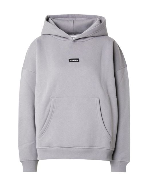 Oh April Gray Sweatshirt Boyfriend