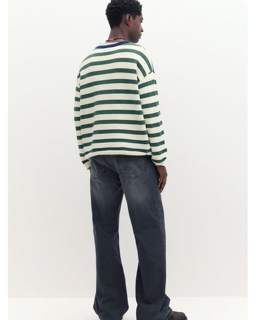 Pull&Bear Pullover Stwd in Green für Herren