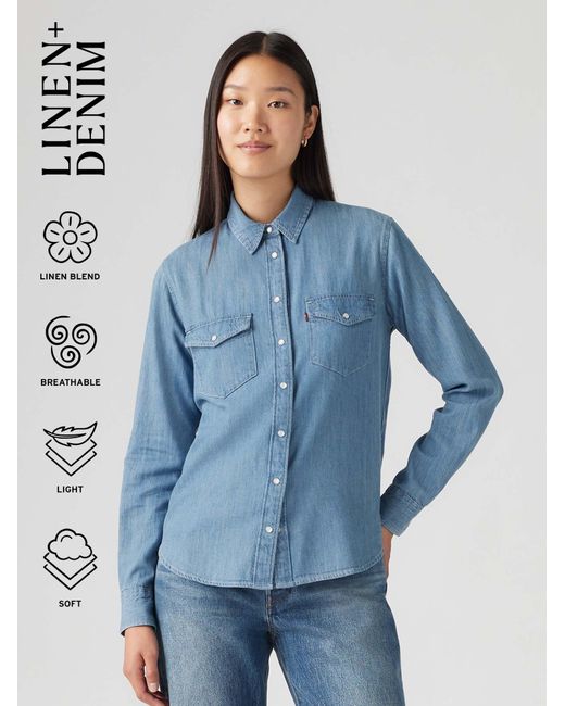 Levi's Blue Levis Iconic Western Shirt