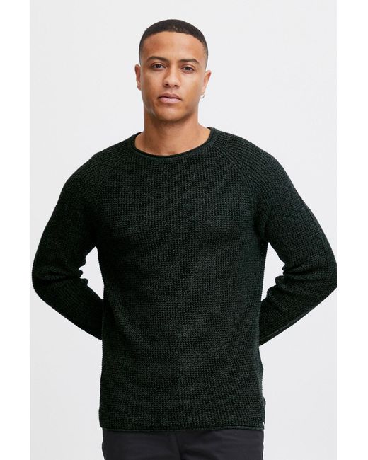 Solid Pullover in Black für Herren
