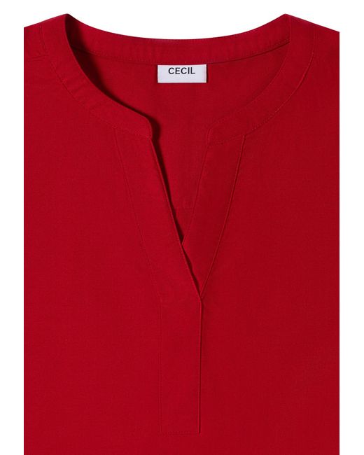 Cecil Red Bluse