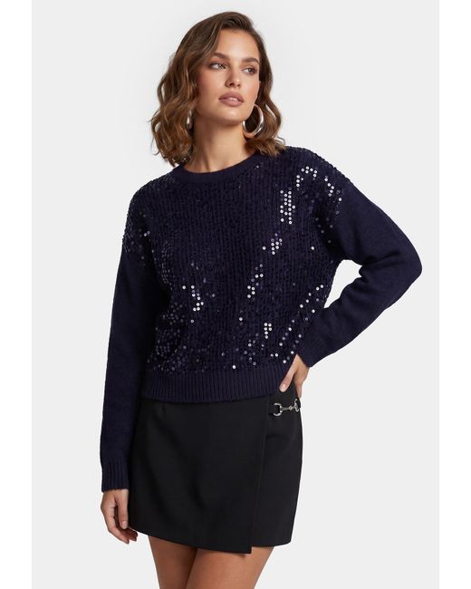 faina Blue Pullover
