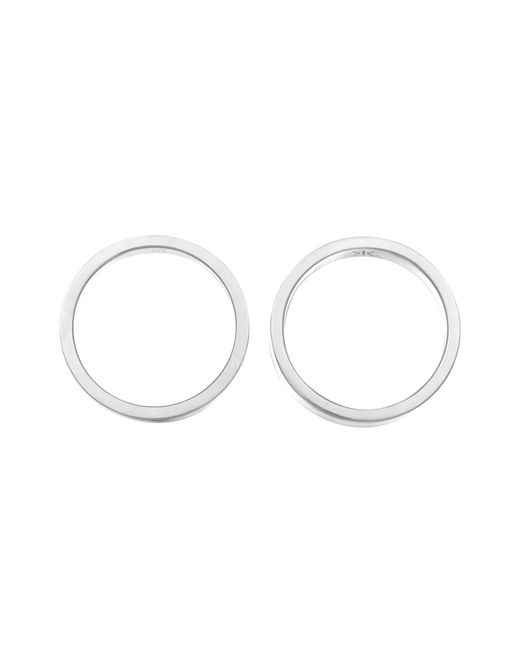 Kuzzoi Ring Set in White für Herren