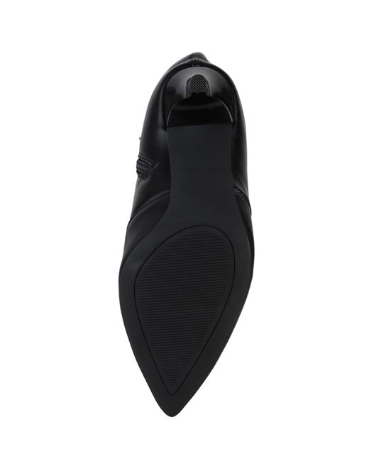VAN HILL Black Overknees 'Elizabeth'
