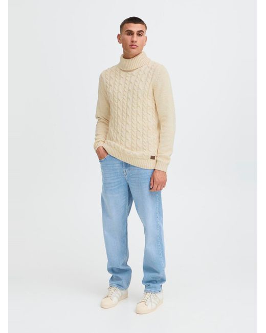 Solid Pullover Sdrino in White für Herren