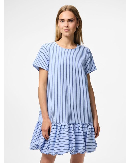 Pieces Blue Kleid Pcjill