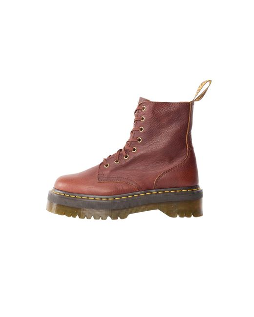 Dr. Martens Brown Schnürstiefelette Jadon