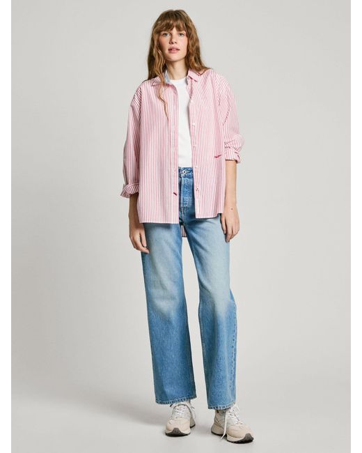 Pepe Jeans Pink Bluse 'Clem'