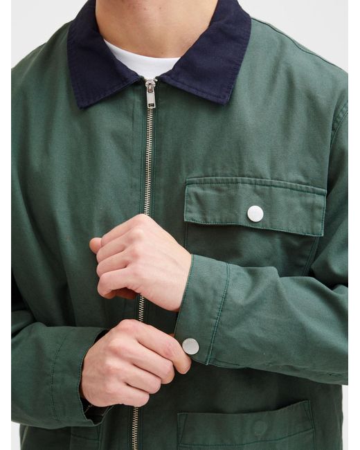 Solid Übergangsjacke in Green für Herren