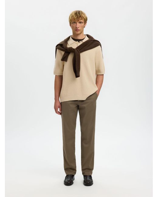 SELECTED Pullover in Natural für Herren