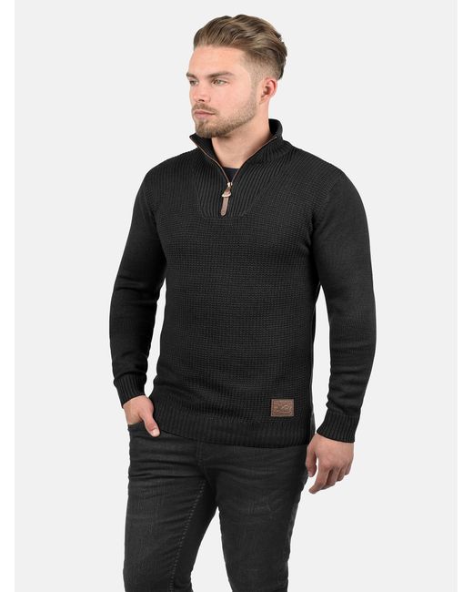 Solid Pullover Tommy in Black für Herren