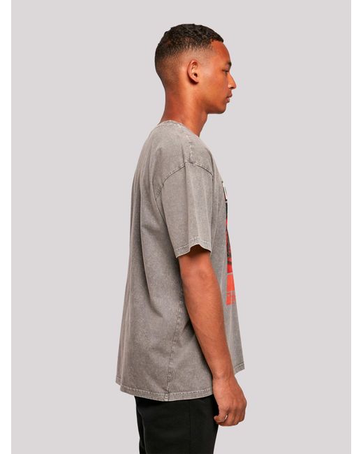 F4NT4STIC T-Shirt Tv Times Patrick Mcgoohan The Prisoner 1967 Cover in Gray für Herren