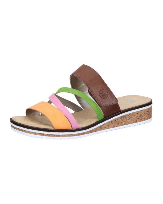 Rieker Multicolor Pantolette Basic