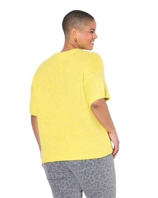 Studio Untold Yellow Pullover