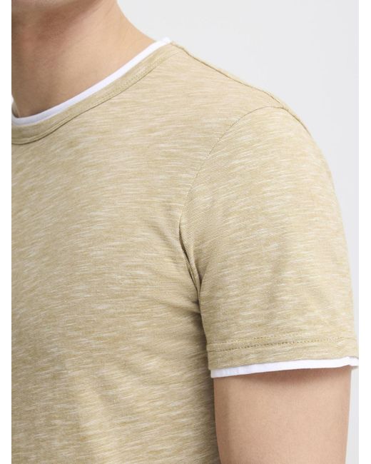 Solid Shirt Rigos in Natural für Herren