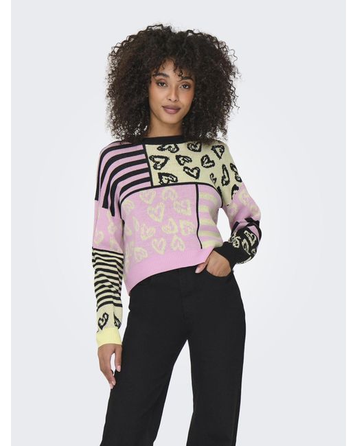 ONLY Black Pullover 'Onlursula'