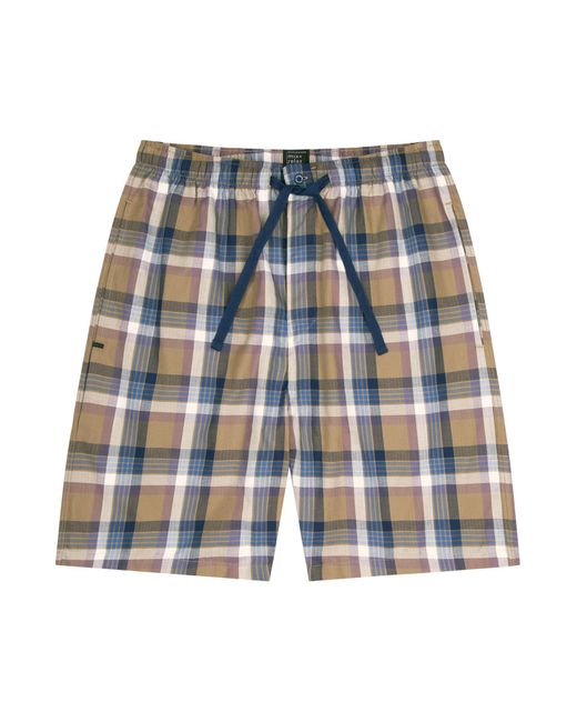 Schiesser Pyjamashorts Bermuda in Blue für Herren