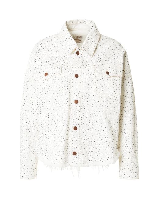 Guess White Jacke