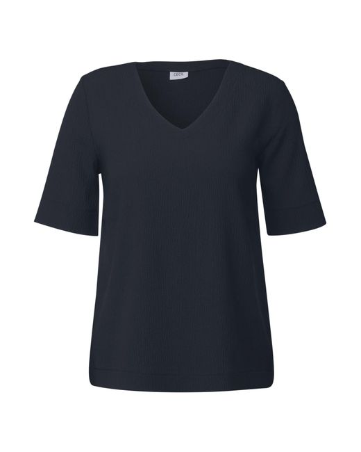 Cecil Blue Bluse