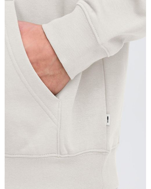 Solid Sweatshirt Lenz in White für Herren