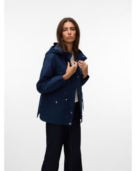 Vero Moda Blue Parka Vmpaisley